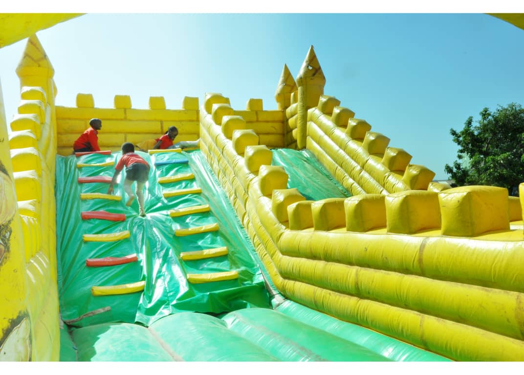 Students collaborating in modern classroom